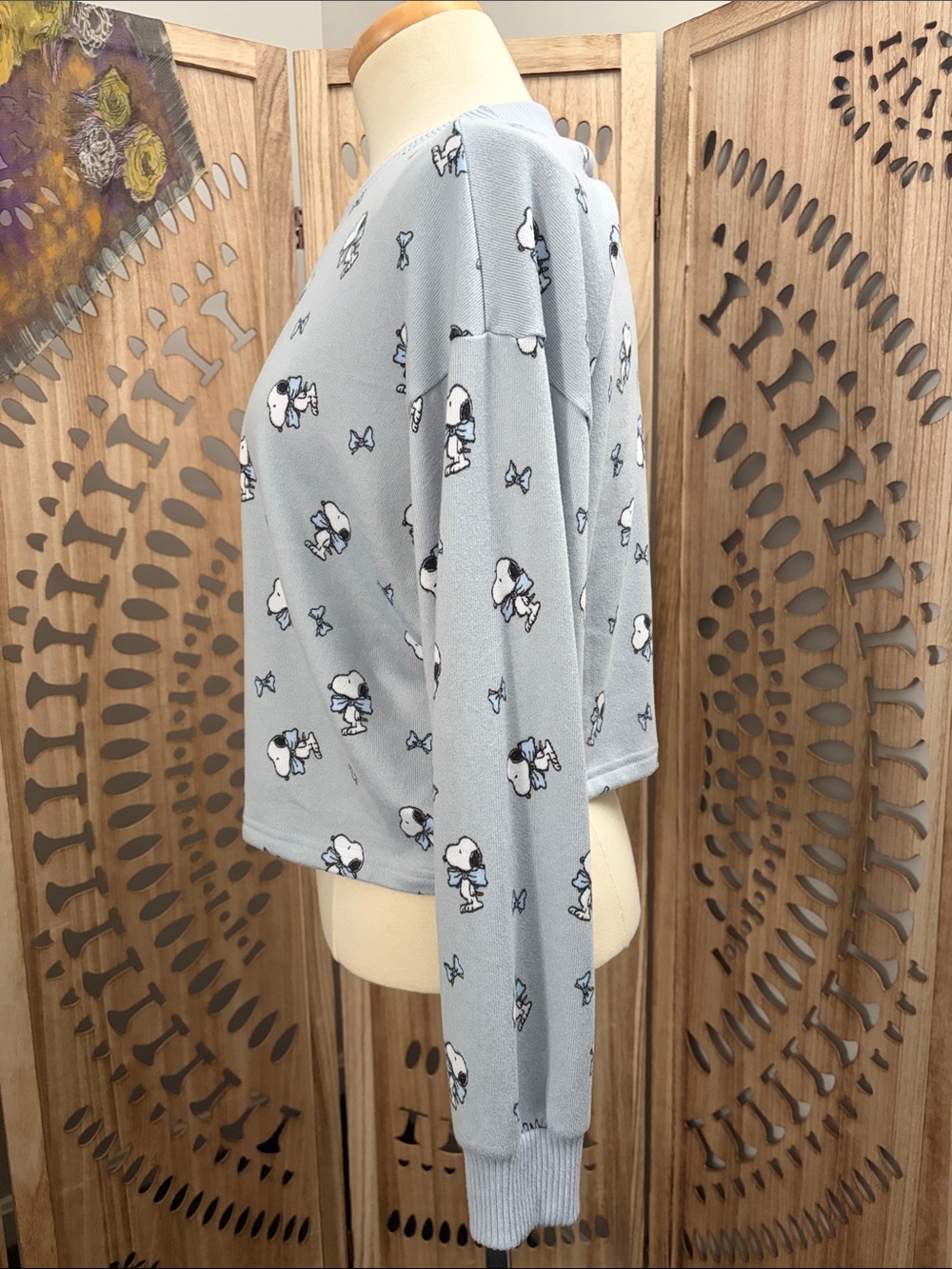 AMERICAN EAGLE LOUNGE - SNOOPY TOP - M - Picture 2 of 5